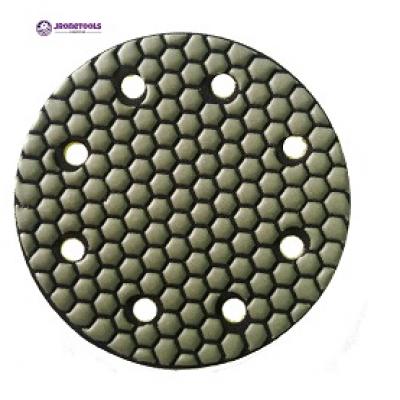 5 inch dry polishing pad with holes dust out