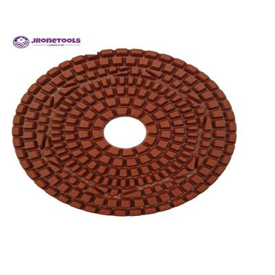 125mm Copper diamond polishing pad for transitional use on hand grinder