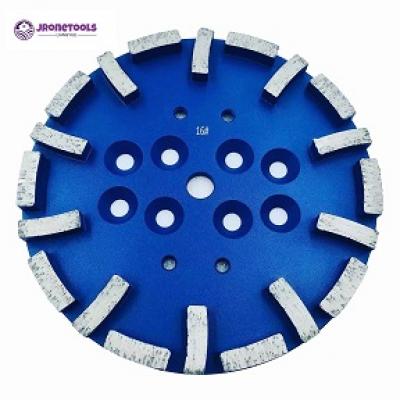 250mm/10inch diamond grinding plate/disc with 20 segs