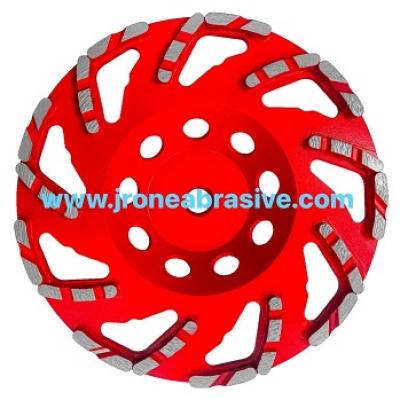 7 inch 9 L segmemt cup wheel for multi purpose use